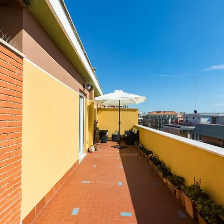 Apartment La Terrazza Sul Mare Di Roma, Wifi, Ac *
